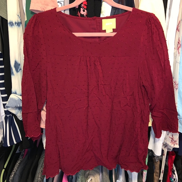 Maeve Emmeline Swiss Dot Blouse - Picture 6 of 12